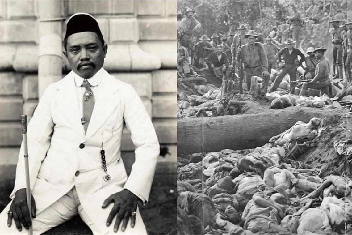 Jamalul II and slain Moro warriors 