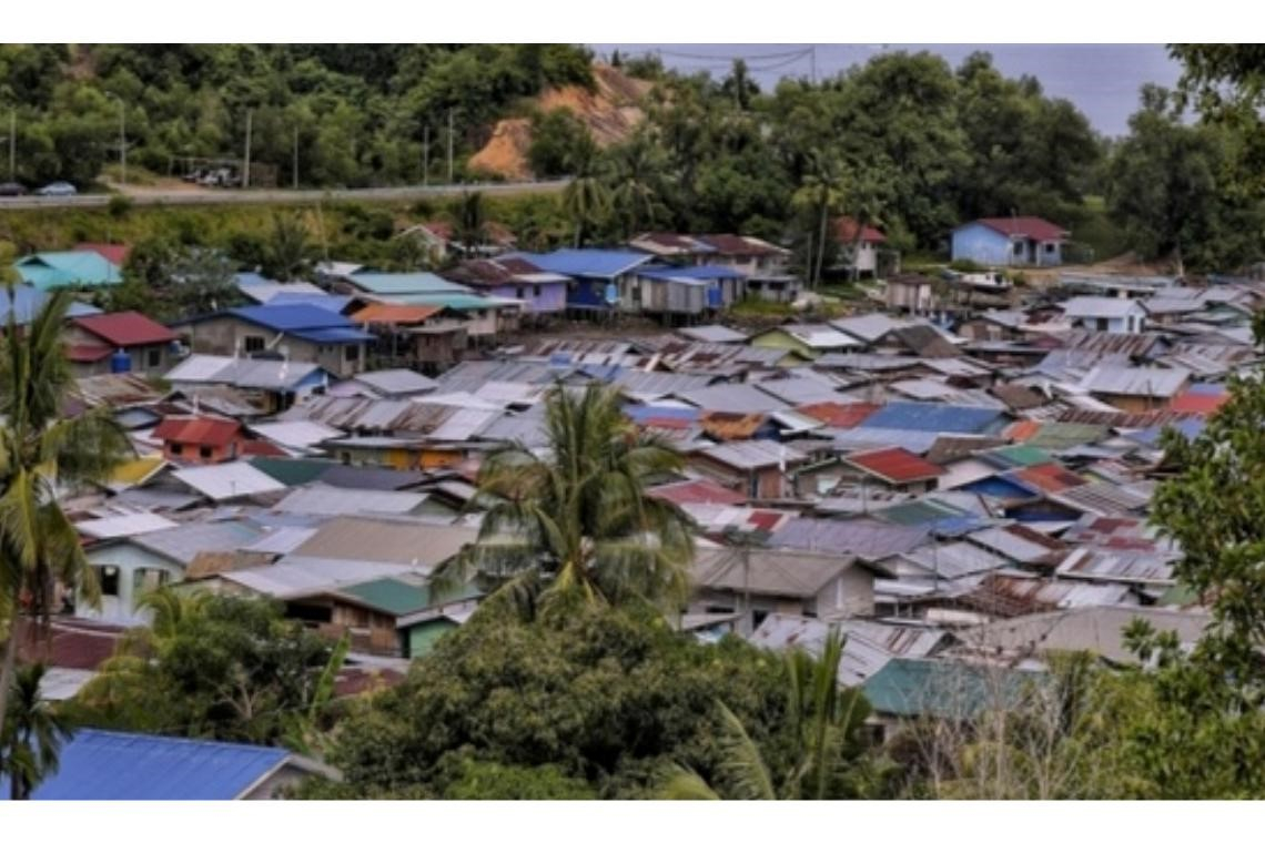 Illegal settlements have sprung up in Sabah